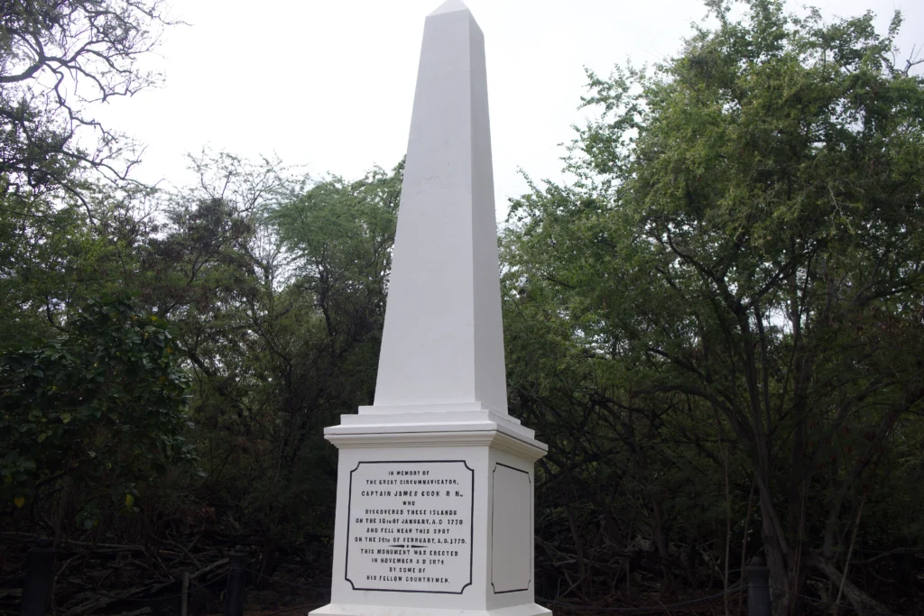 Captain James Cook Monument at Kealakekua Bay
