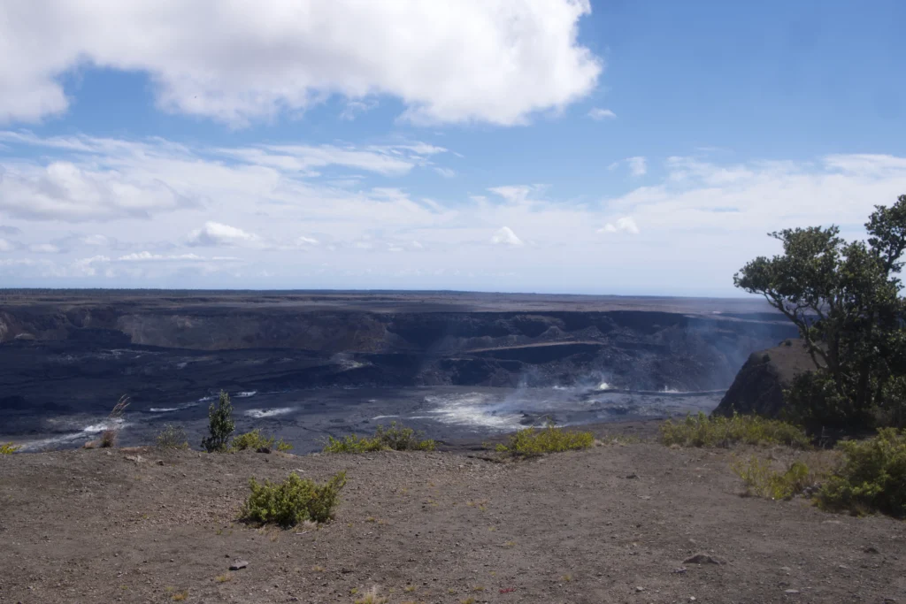 Volcanic crater at Hawaii Volcanoes National Park