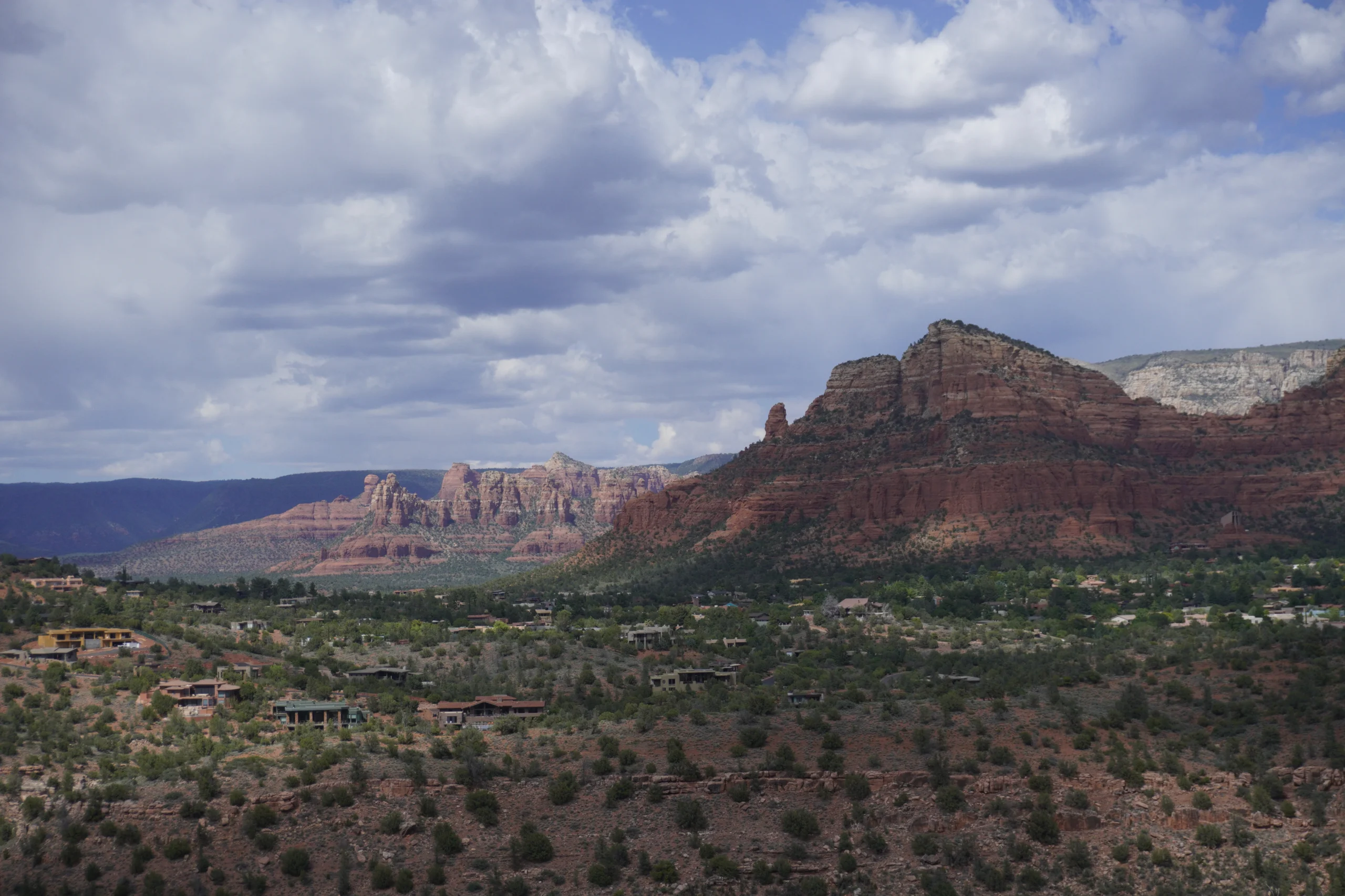 View of the mountains from Cathedral Rock Trail, Sedona Arizona
