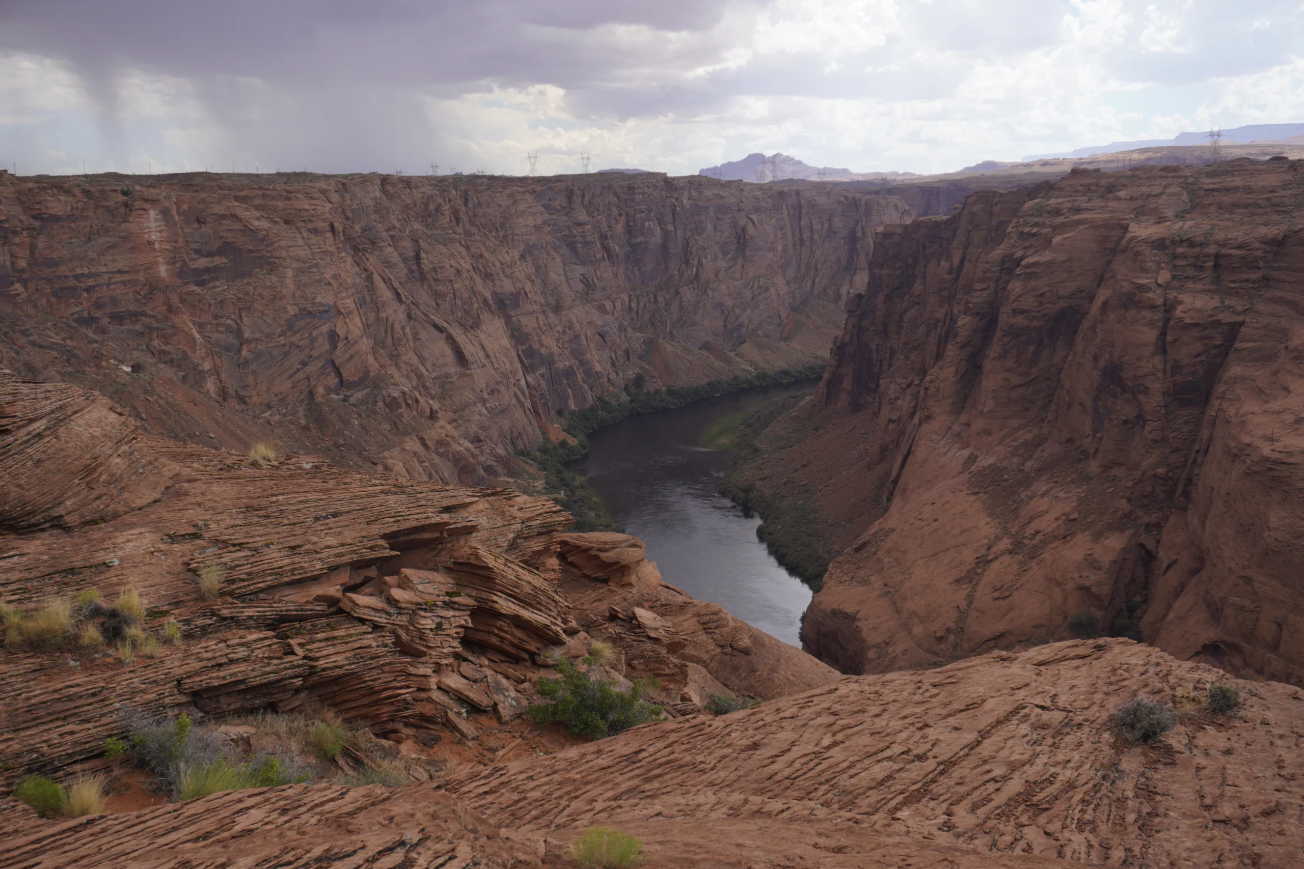 Colorado River view from the Glen Canyon Overlook