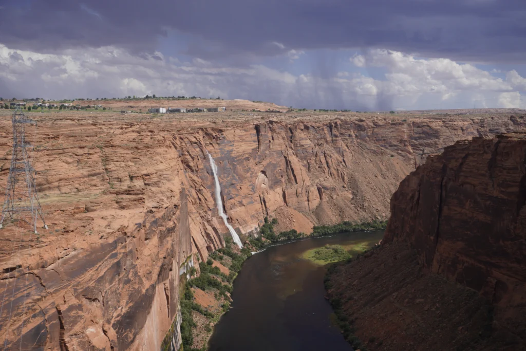 View from Glen Canyon Dam Bridge