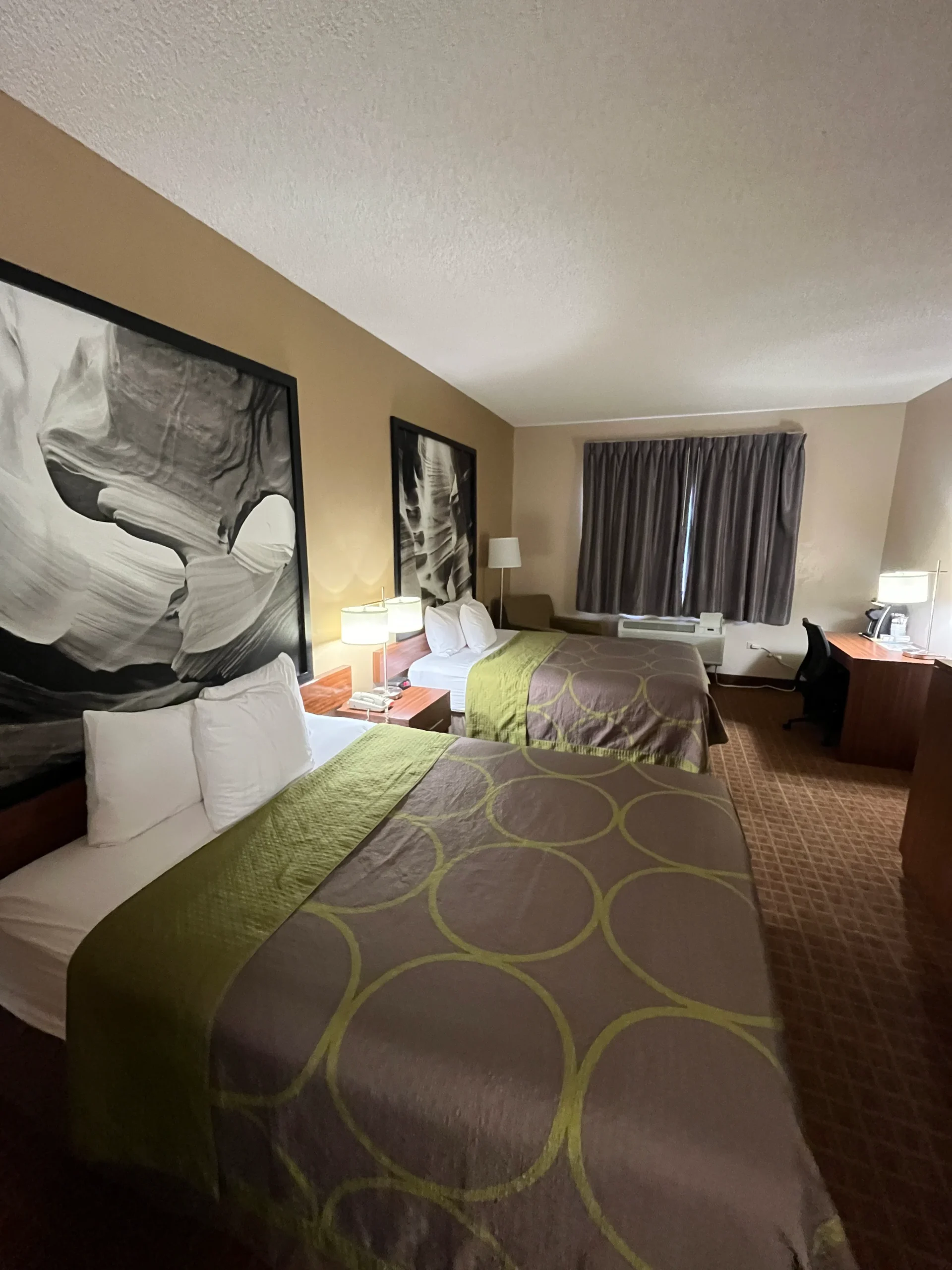 Double Queen Bed Room at Super 8 by Wyndham Page