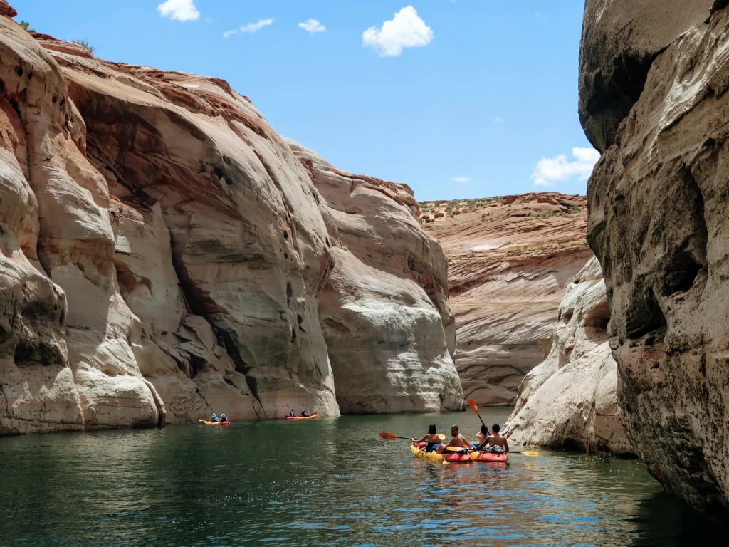 Kayaking on Lake Powell