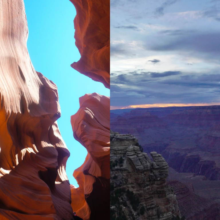 Antelope Canyon and Grand Canyon