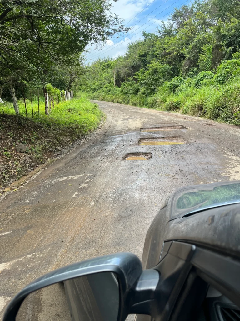 Road leading up to Rincon de la Vieja National Park