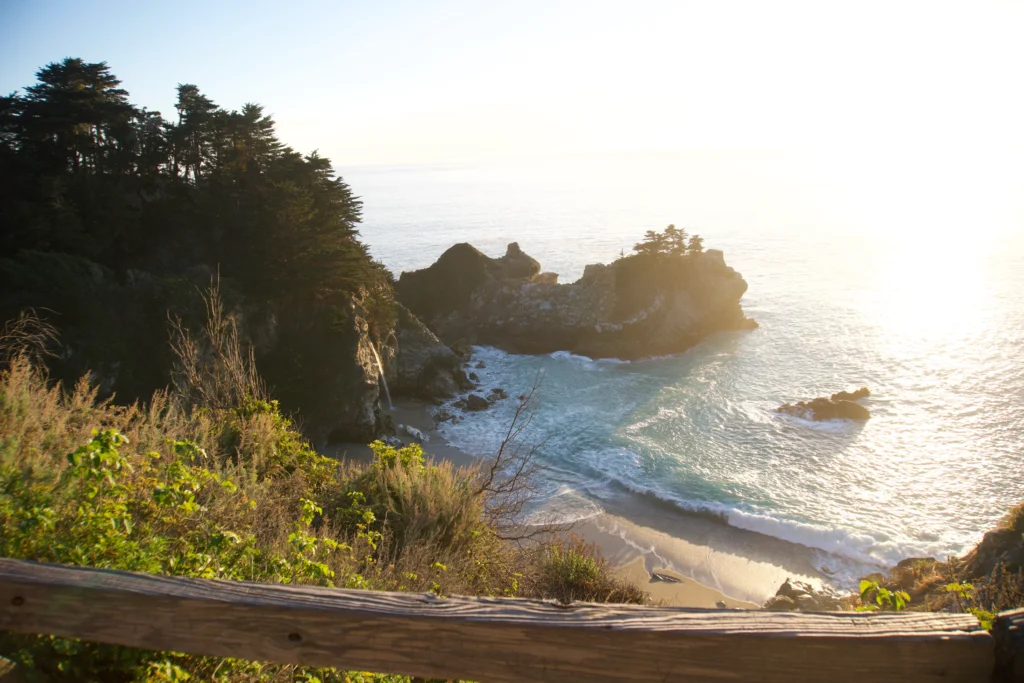 Mcway Falls at sunset, Julia Pfeiffer Burns State Park