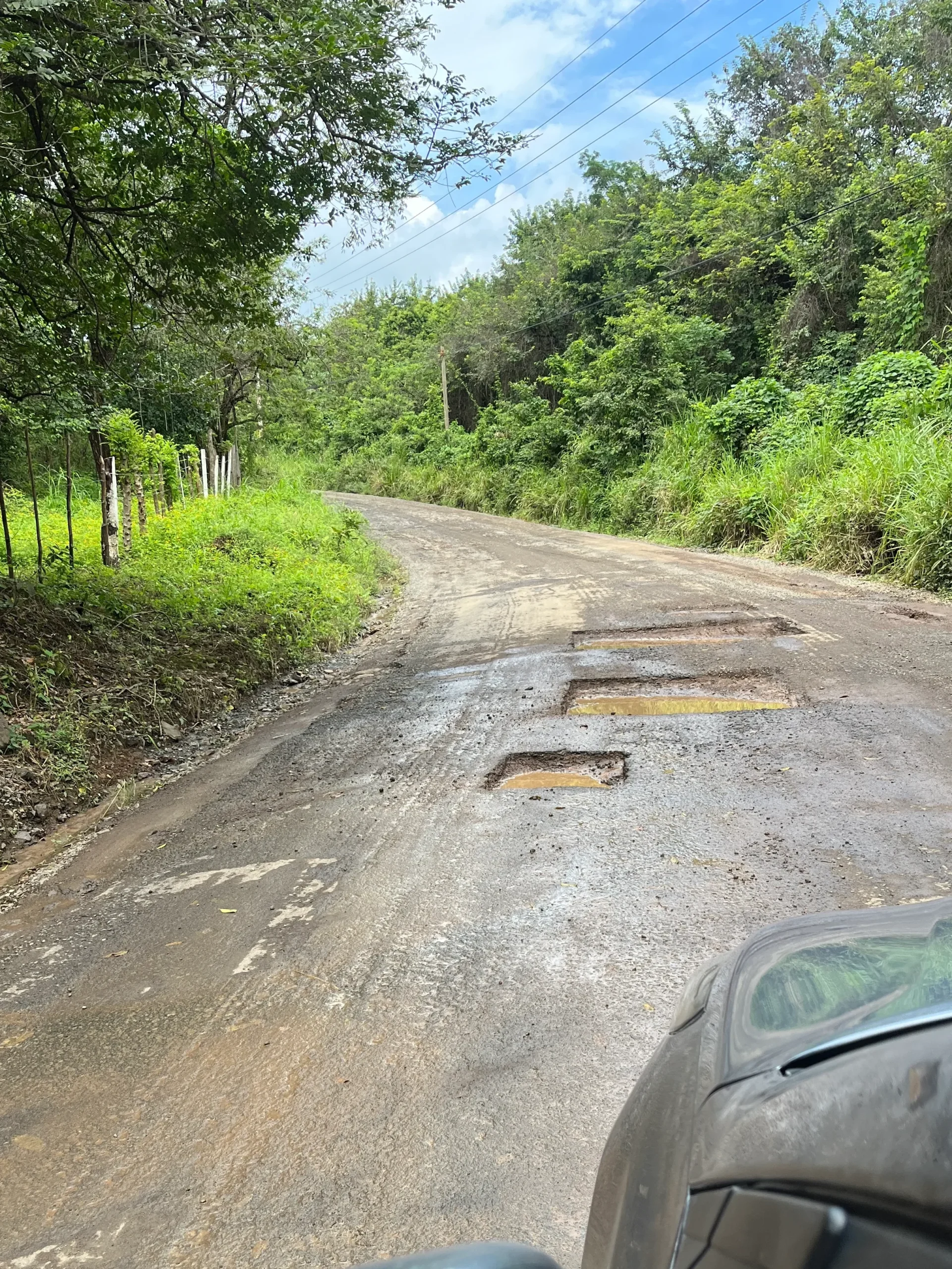 Road leading up to Rincon de la Vieja National Park